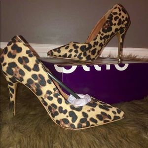 Cheetah Print Heels